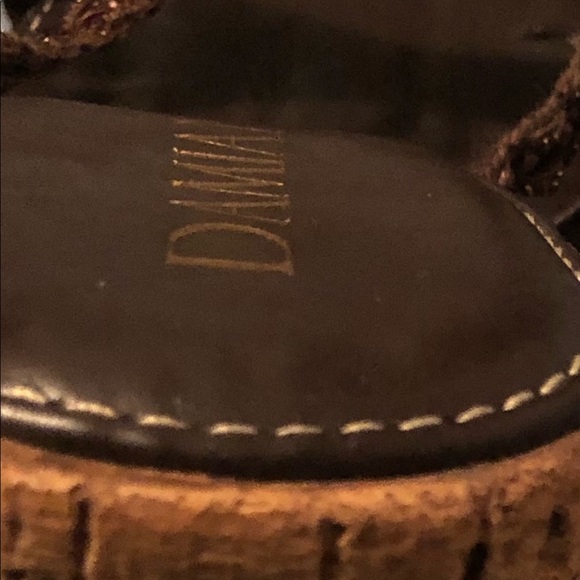 DAMANI CORK SANDALS , made in Italy, slip ons size 7, wedge cork - Picture 8 of 12